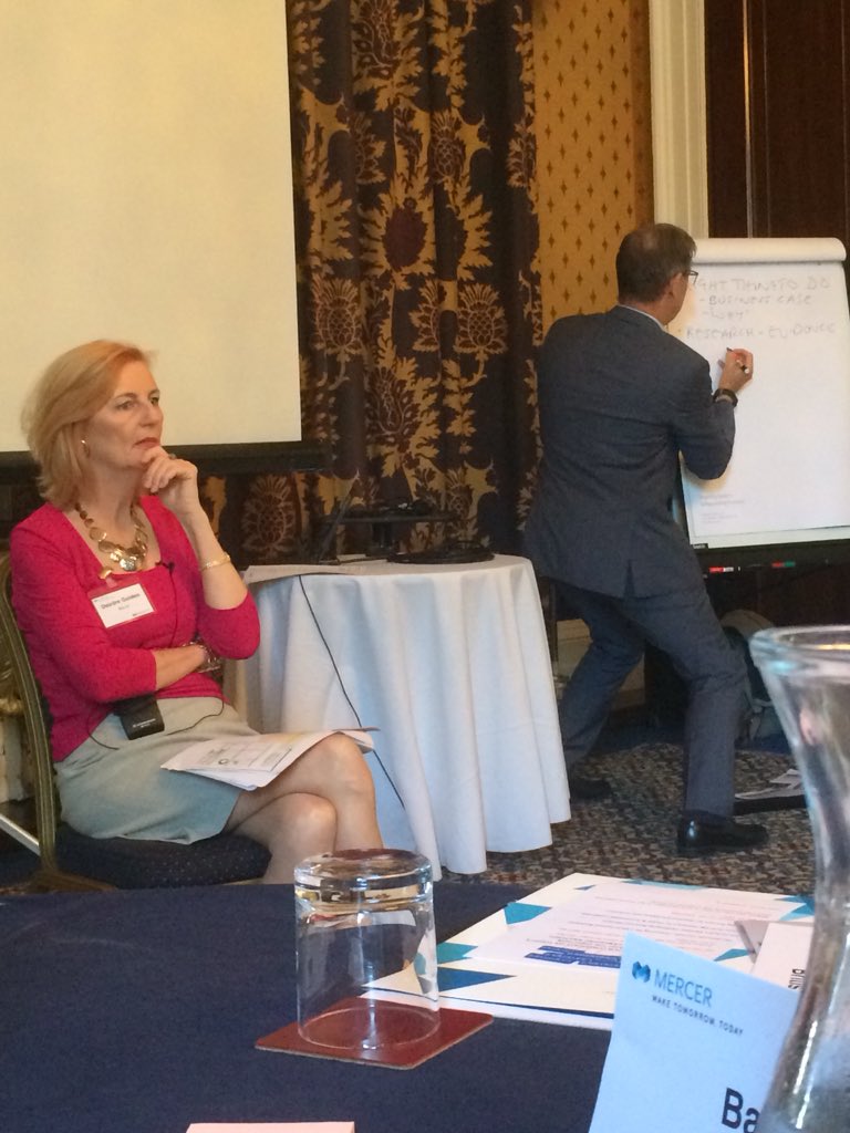 ClaireJSkinner's tweet photo. @robertbkr working hard #vanguardd&amp;I network. How to move from adhoc D&amp;I activities to a integrated and business specific strategy @KarenEBennett70 @lifeatmercer @mercer #diversityandinclusion https://t.co/cIFynWD8Vc