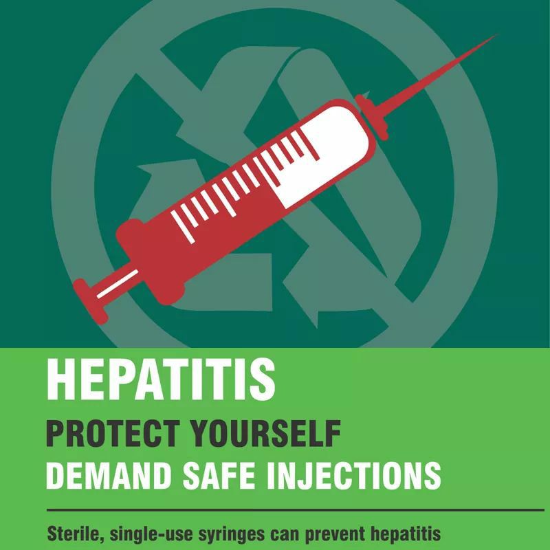 WHOTLS's tweet photo. #DYK
You can protect yourself from #hepatitis
By demanding #safe needles, a #sterile single-use syringe can prevent hepatitis
#safeneedles #patientsafety #HealthForAll https://t.co/eMFCJ2Sc29