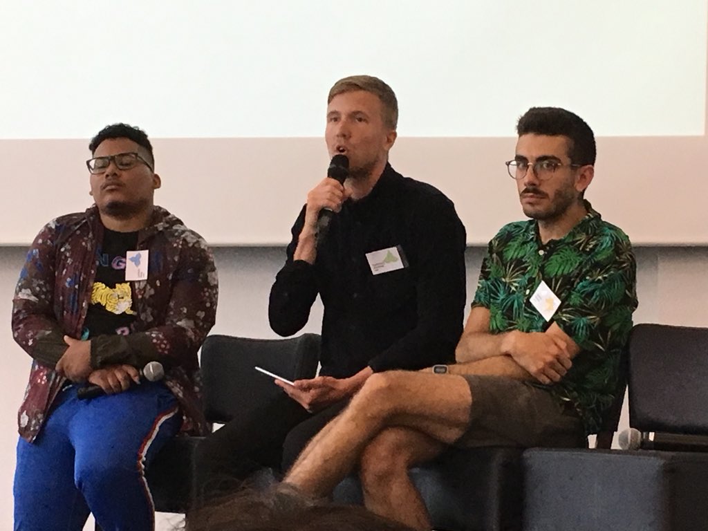 Imagine workshop leaders: sharing how boys struggle to talk about masculinity but when they do they want to talk longer and want more workshops. Healing. Much needed work.  #imagine2018