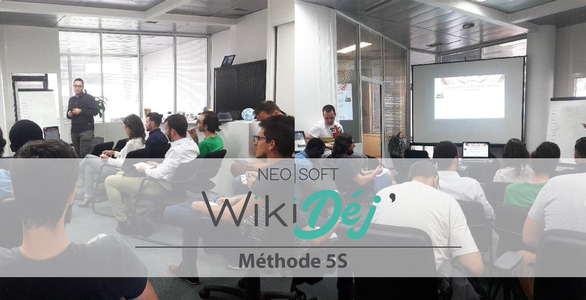 neosoft_'s tweet photo. [ #LYON ] 👋🏻😁👨🏻‍💻 WikiDéj' hier à Lyon! Après le succès de l'édition #docker nos consultants ont assisté à une présentation sur la méthode 5S, merci à tous les participants! ✏️✔️
#workmethod #5Smethod https://t.co/kMmInK3mwA