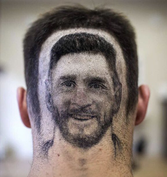 Messi Hair #WorldCup