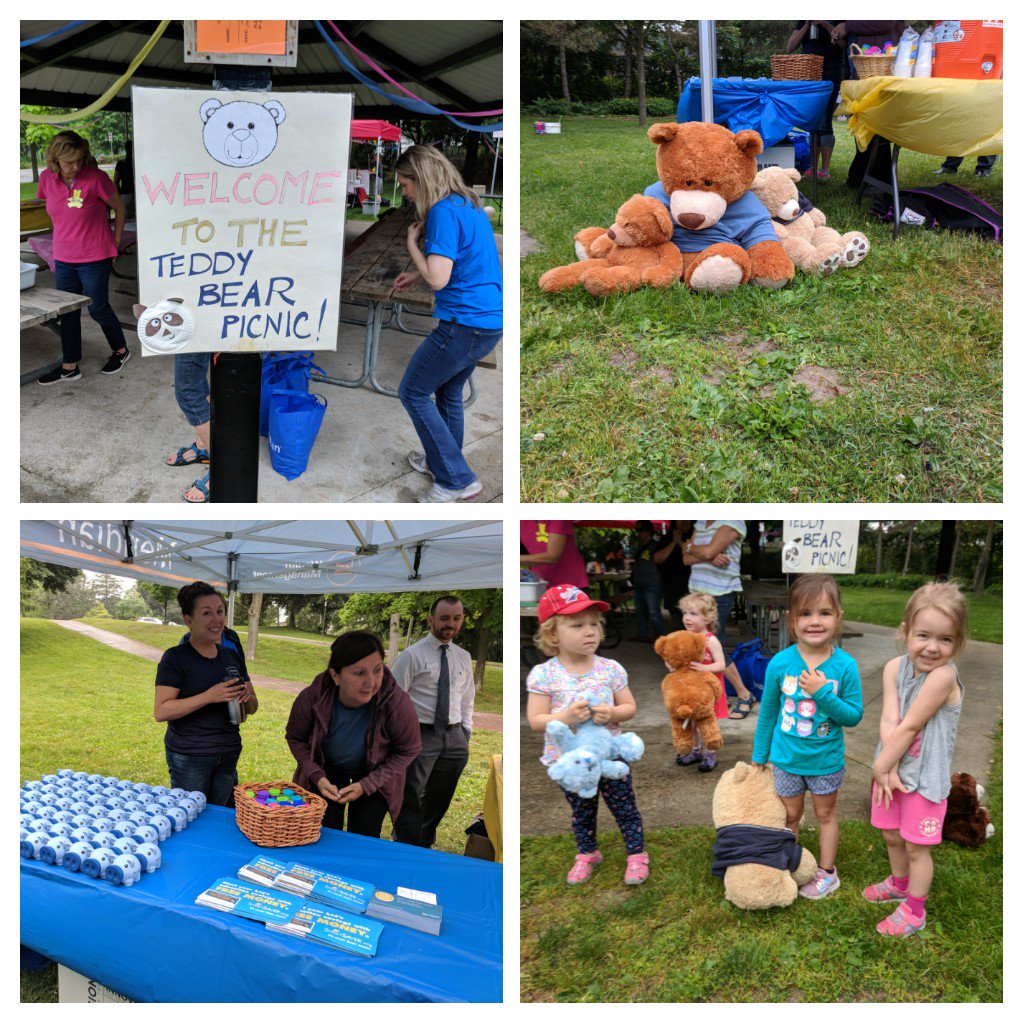 StephanieMacMi1's tweet photo. Rain rain go away the Teddy Bears are coming to play! Come join  @MeridianCU @GuelphCHC at Riverside  Park. https://t.co/OY3VxbIOY5