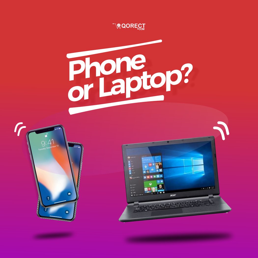 QorectShop's tweet photo. If you were making a choice between the best of both #gadgets, which will it be and why?
Please share your comments below!
#qorect #questionaire #trivia #smartphone #laptop #fun #wednesday #goodvibes #iphonex #apple #specs #beauty #nigeria #ecommerce #potd #yay #wishlist #lit https://t.co/eD2NzIv13s