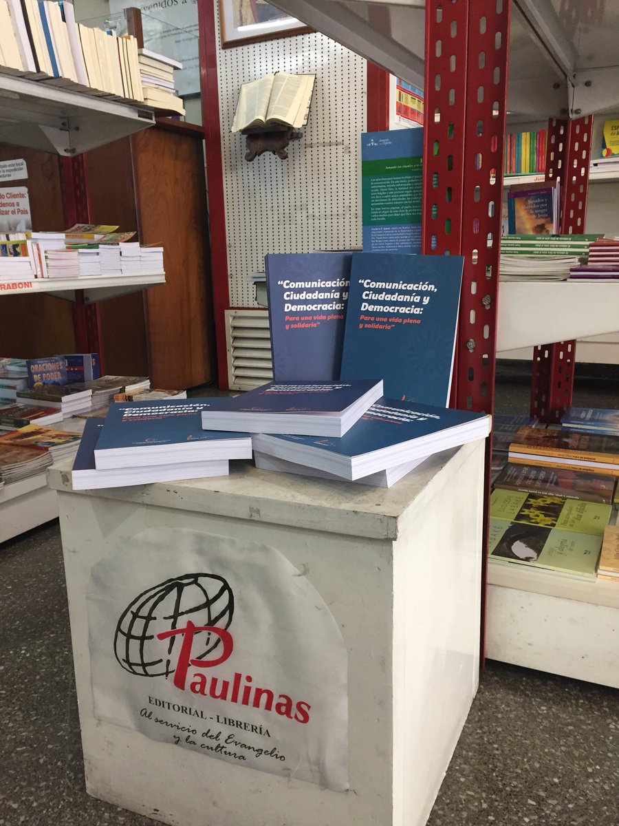El libro “Comunicación, Ciudadanía y Democracia: Para una vida plena y Solidaria” ya está disponible en la <a href="/libreriapaulipy/">libreriapaulinas py</a> (Azara 279 entre Iturbe y Yegros). No te quedes sin tu ejemplar! El costo es de G. 40.000 #ComunicaciónSolidaria