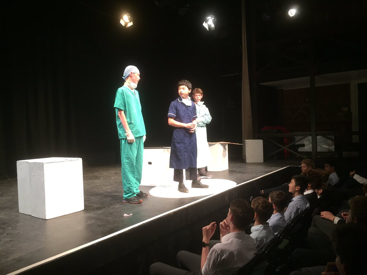 WinCollF's tweet image. A super performance of MASH in the junior drama festival morning. A fast paced ensemble piece, enjoyed by the judges too!