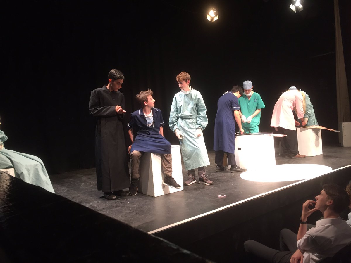 WinCollF's tweet image. A super performance of MASH in the junior drama festival morning. A fast paced ensemble piece, enjoyed by the judges too!