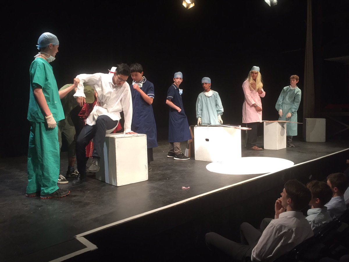 WinCollF's tweet image. A super performance of MASH in the junior drama festival morning. A fast paced ensemble piece, enjoyed by the judges too!