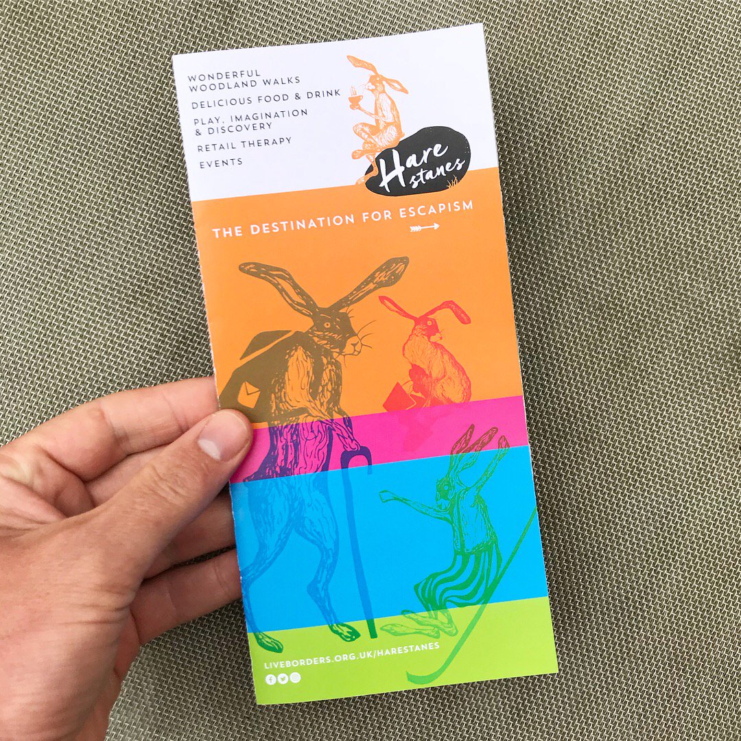 pmgd_'s tweet image. Always fab visiting Harestanes and even more so when picking-up printed copies of the Harestanes visitor leaflet, designed by pmgd. 
#pmgd #graphicdesign #printsamples #harestanes #liveborders
