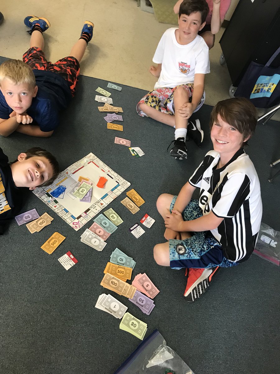 MrsLanesClass's tweet photo. Students created board games based off of the novel, Holes. Fun way to end the year! @LouisSachar @StoneleighES https://t.co/5SMzlVJYG8