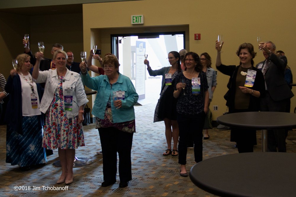 SLAhq's tweet photo. It's the last day of #SLA2018! We were inspired last night during our @SLAhq Loyalty Club toast and want to thank our Loyalty Club Members for their generous support to help make  programs like conference scholarships possible. Make it a great day #SLAers! #BmoreInspired https://t.co/Zq5d9inLst
