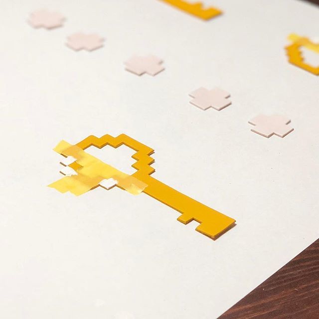 dotclds's tweet photo. in progress…🗝✨
https://t.co/curQxs90Td
#dotclds #レザークラフト #ドット絵 #leatherwork #pixelart https://t.co/b8sSUwdcWH