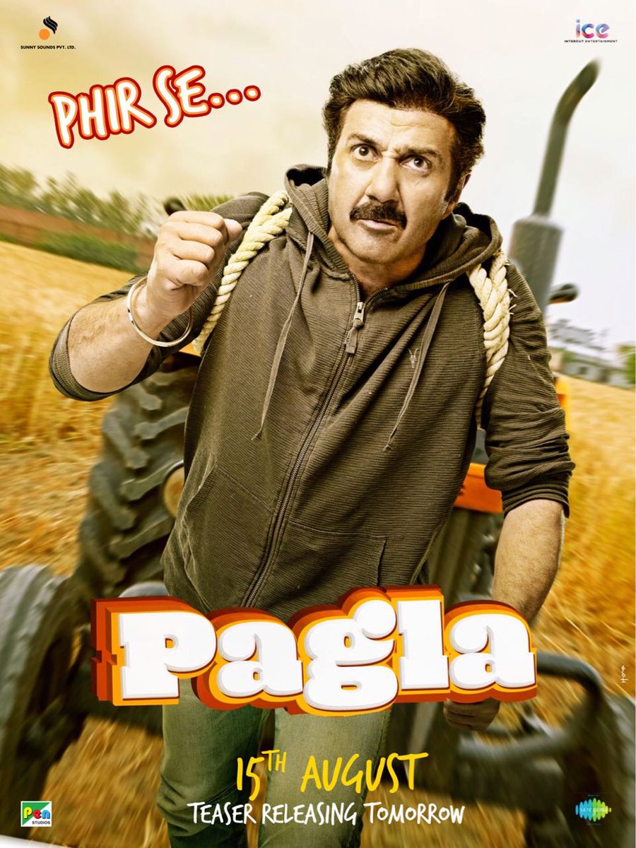 boxofficeindia's tweet photo. Here are the first look posters of #YamlaPaglaDeewanaPhirSe starring @aapkadharam, @iamsunnydeol & @thedeol. Produced by #SunnyDeol, #KamayaniPuniaSharma, #AarushiMalhotra and @jayantilalgada, it is presented by #SunnySoundsPvtLtd, #IntercutEntertainment & @penmovies. https://t.co/VvZVTNvdT3