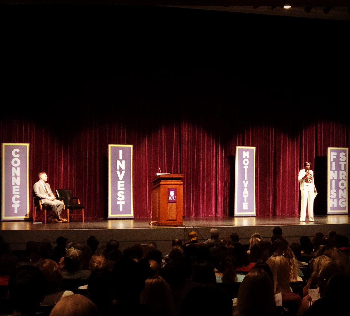 ECU Dean of Students tweet media