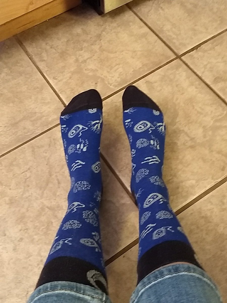 FazzinoLisa's tweet photo. Thanks to everyone I met this past weekend @ASMMicrobe! You're all great. And I got these awesome microbe socks! #ASMmicrobe2018 https://t.co/4FBulKgXOX