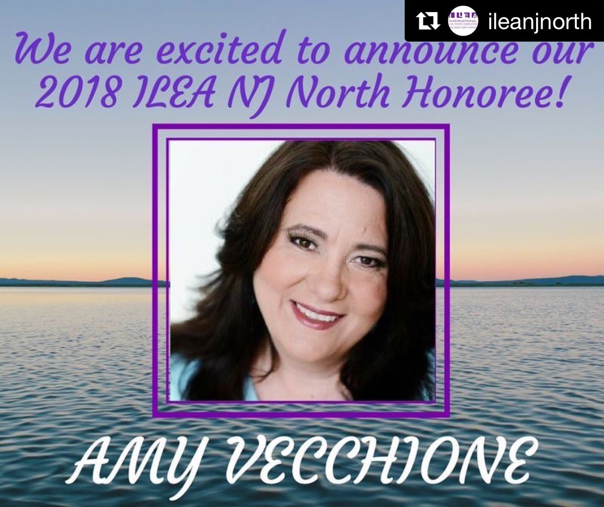 ILEA_nyc's tweet photo. PEOPLE, tonight, across the river, @ileanjnorth is hosting their end of year awards. Who will we see there? #myilea #ileanyc
@amy_aventina is their 2018 Honoree!! Amy is the owner of Aventina Travel &amp; Events

#eventprofs #awards https://t.co/VZTTbQ65pl