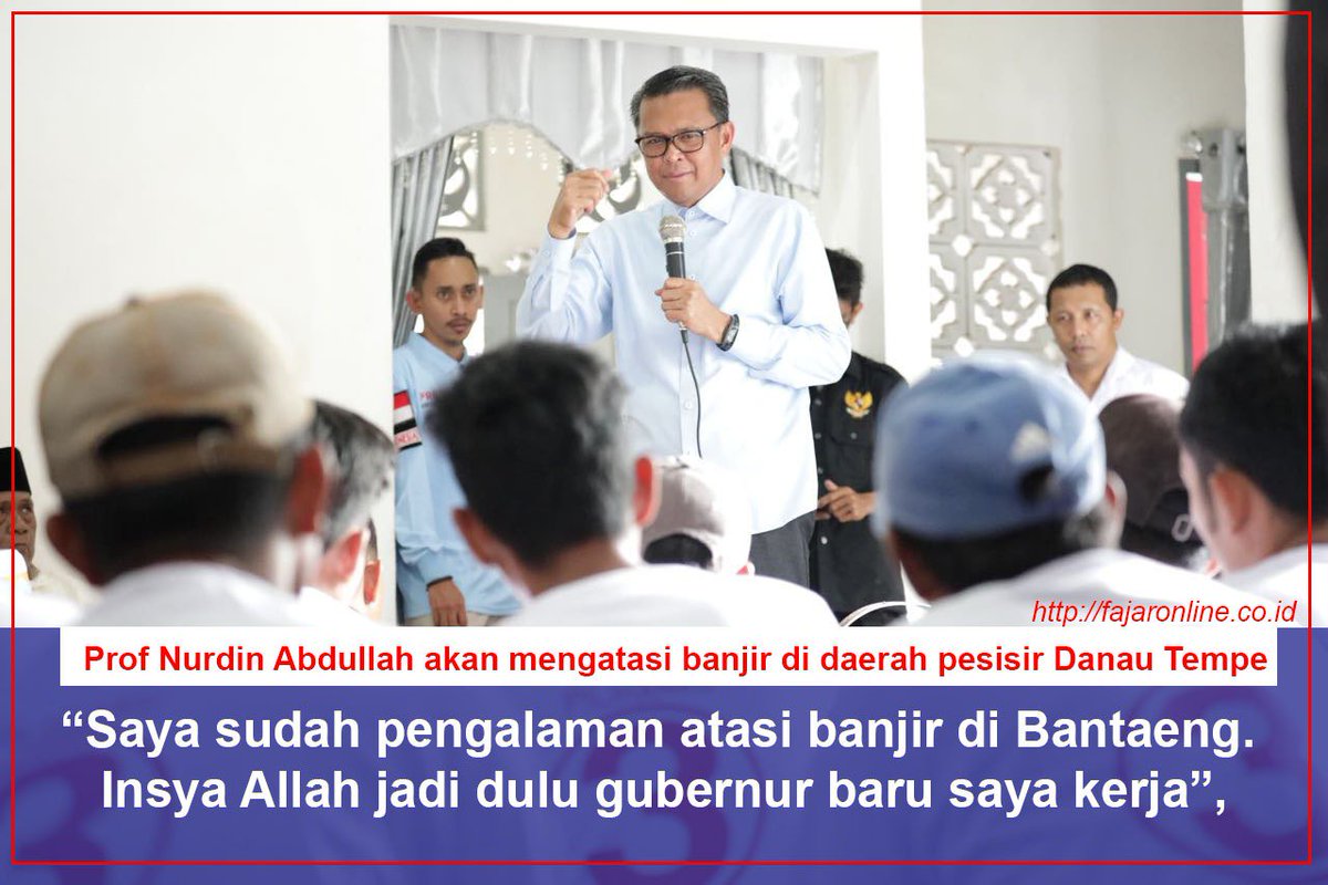Aleknurdin21's tweet photo. Sudah pastii ituu. Terbukti #KerjaNyata mengatasi segala masalah warga Bantaeng. Dan insyallah masalah banjirpun akan terselesaikan secepatnya
#DukungProfAndalan #SulselJaya @MNurdinAbdullah https://t.co/ZsGDPmyH5s