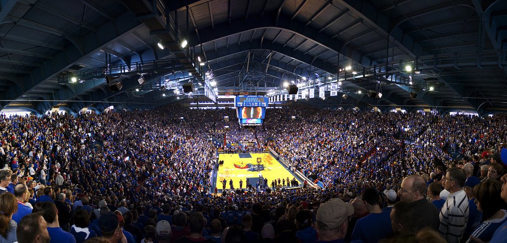 Allen Fieldhouse is 63 years old and still one of the premier sports venues in the United States. Proof positive you don't need new buildings to provide a great game experience. bit.ly/2rG4UH5 #MakeBuildingsLast #HistoricBuilding #kubball