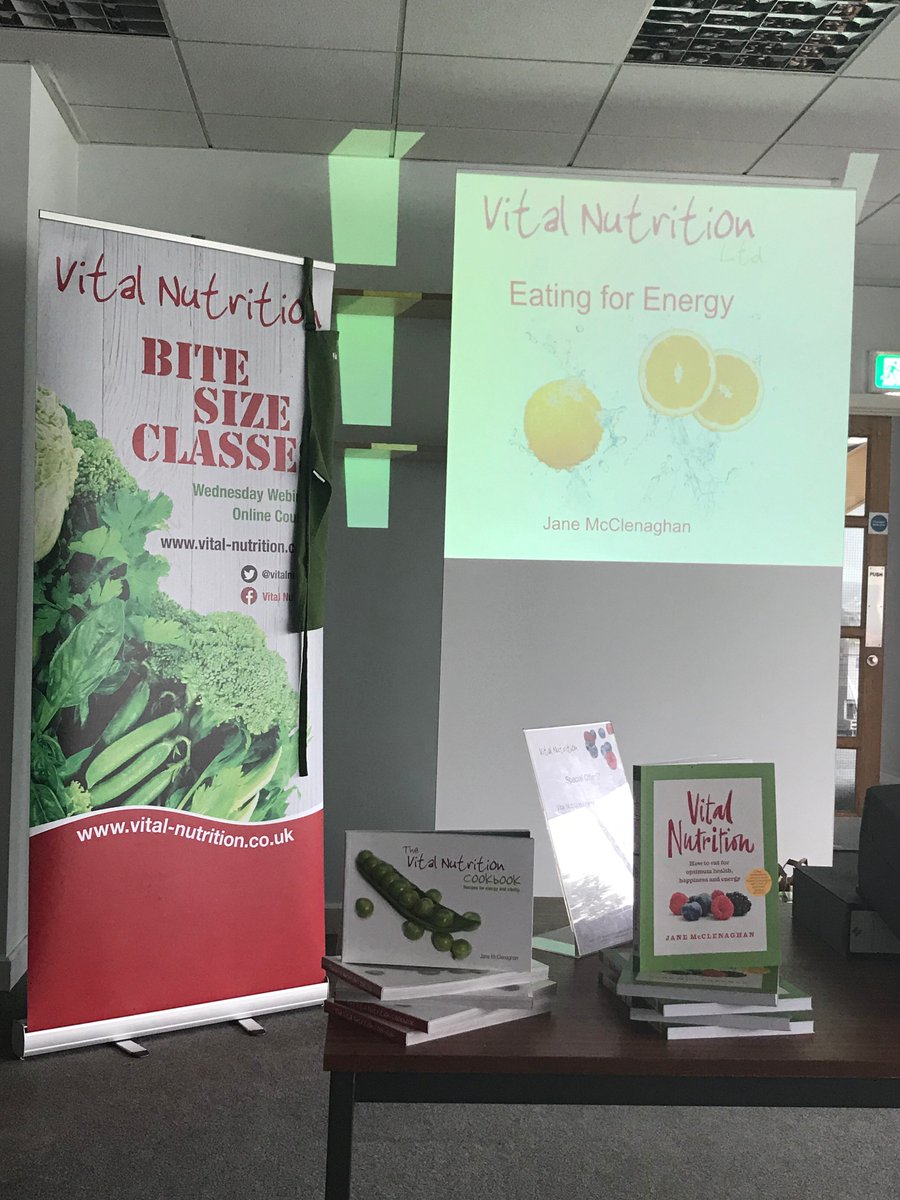 MivanLtd's tweet photo. #EatingforEnergy was today's topic covered by Jane @vitalnutrition. Great cookery demo and tips on how to prevent the 3pm #energycrash, along with a yummy goody bag for everyone! #HealthandWellbeing #VitalNutrition https://t.co/a4Mwv6rdrx