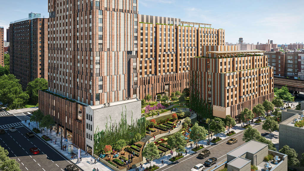 DeSimoneGroup's tweet photo. The 37 story, high-rise component of Harlem’s Sendero Verde complex will include 384 residential units & 28,000 square feet of commercial area. DeSimone worked closely with @RoseCompaniesNY, #LMDevelopmentPartners, & @handelarch: https://t.co/wdWPibaaBu @6sqft https://t.co/vAaNVNgTl4