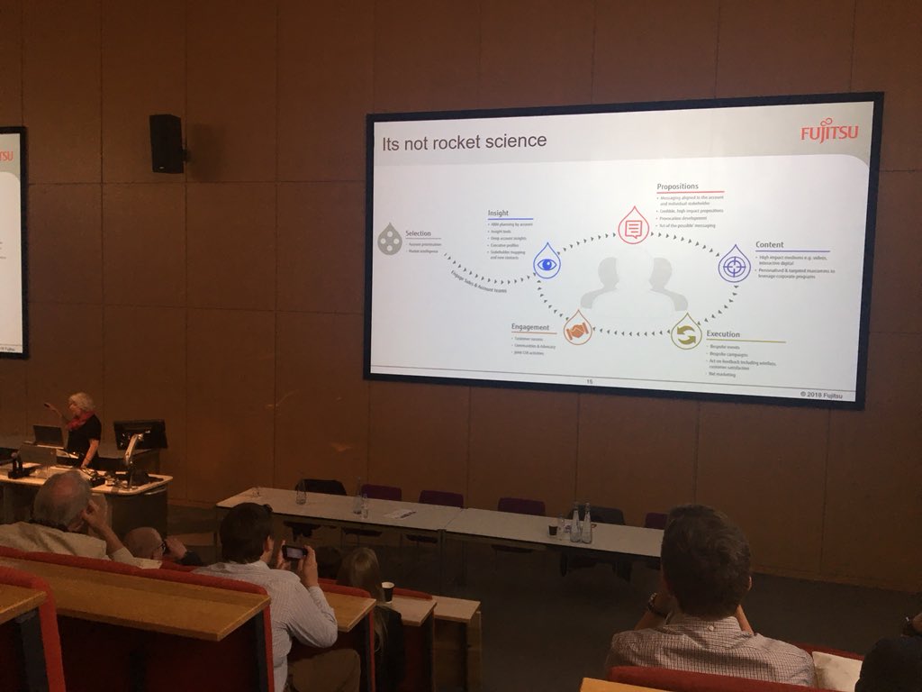 RizkMcCayTribe's tweet photo. Account based marketing isn’t rocket science, it’s all about people and process. There seems to be a theme at today’s #NTUIgnite event! https://t.co/m9K9xEN6EZ