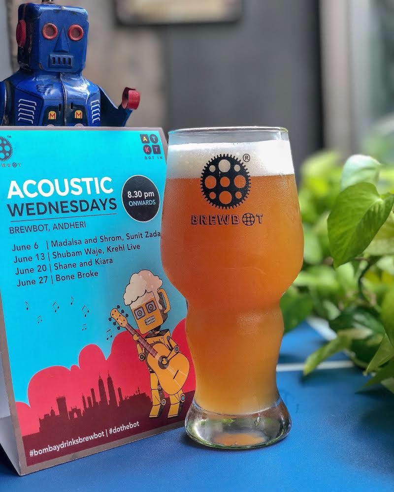 brewbotmumbai's tweet photo. Acoustic Wednesday at the bot wt @Atkt R about celebrating local established &amp; emerging talent from R country! 

Its about bringing people together 4 the love of live international music, 2 sing together, 2 kick it wt a couple of beers &amp; 2 support local Indian talent! #dothebot https://t.co/j1kQmJuaqm