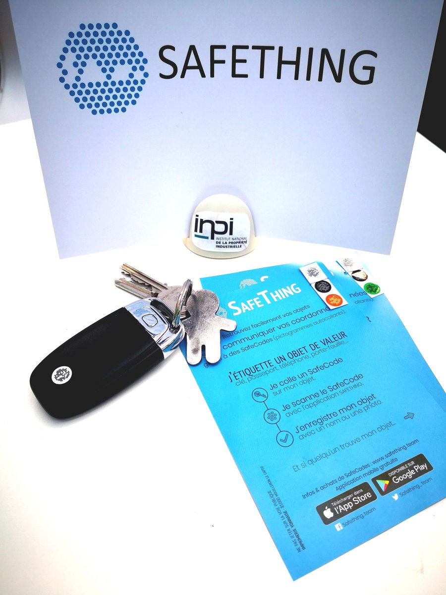 web2day's tweet photo. DÉFI @Safethingteam by @INPIFrance: l'app ingénieuse pour venir au #Web2day l'esprit tranquille...Grâce aux gommettes codées, rendez les objets égarés à leurs propriétaires! Des gains pour les objets perdus volontairement par @safething_team. À vous de jouer ! 
#Web2day #nantes https://t.co/WWIKRZHCvQ