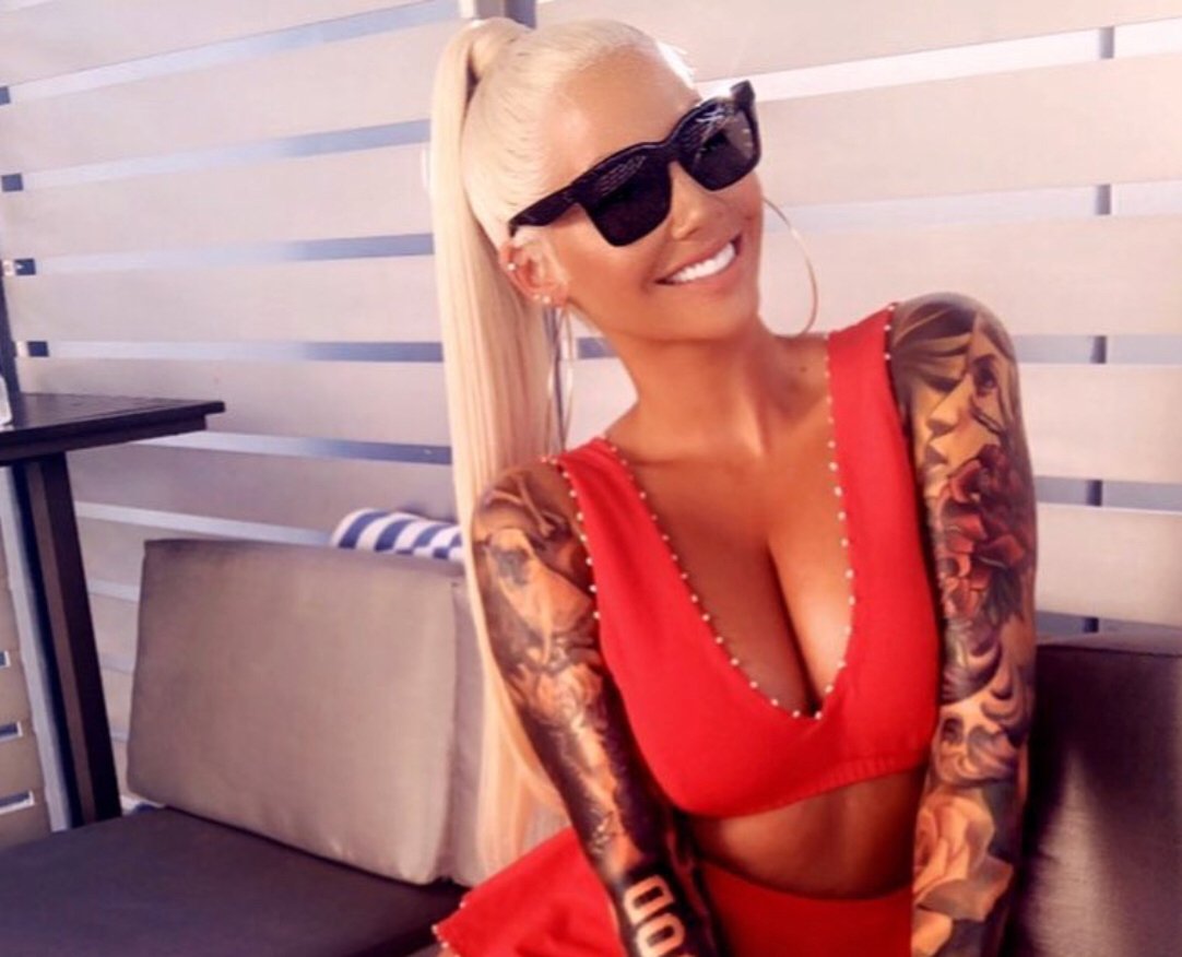 Amber Rose explains why she’s happier with smaller breasts after getting a ...