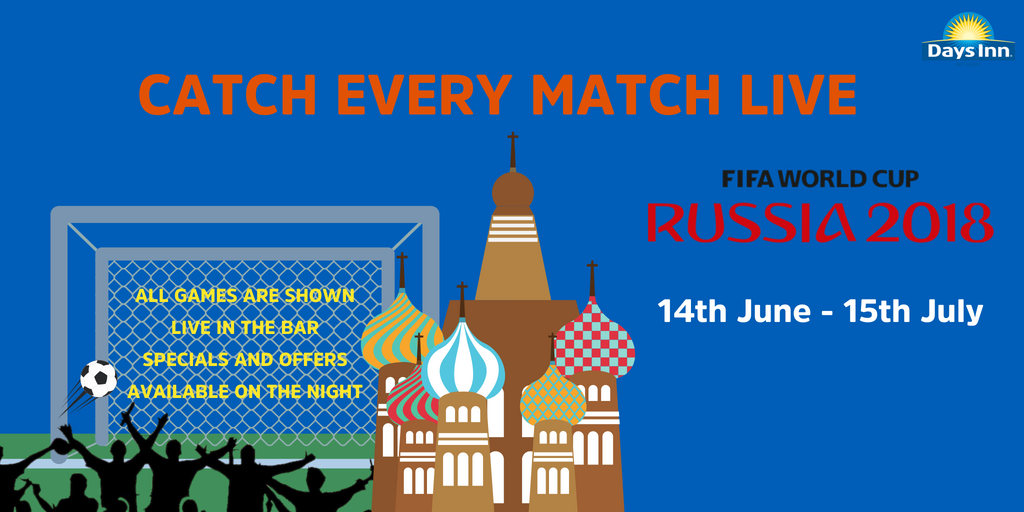 daysinnwetherby's tweet photo. Has anyone said #worldcup? Don't miss a match..we show them all! ⚽⚽ https://t.co/guJARXATy1