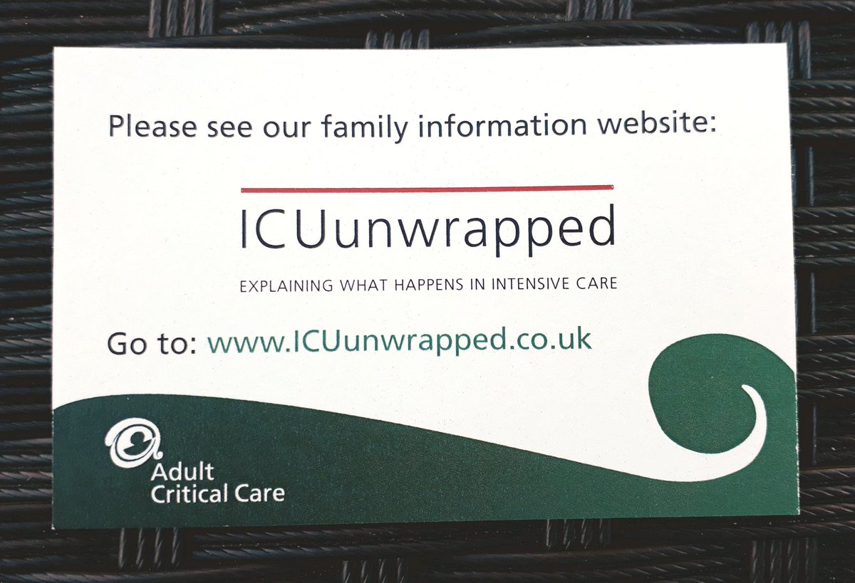 This week we're launching our new critical care family information website: ICUunwrapped. Demystifying our speciality with concise, non-technical explanations of what happens in Intensive Care. Go to ICUunwrapped.co.uk #OutstandingCriticalCare #theleedsway