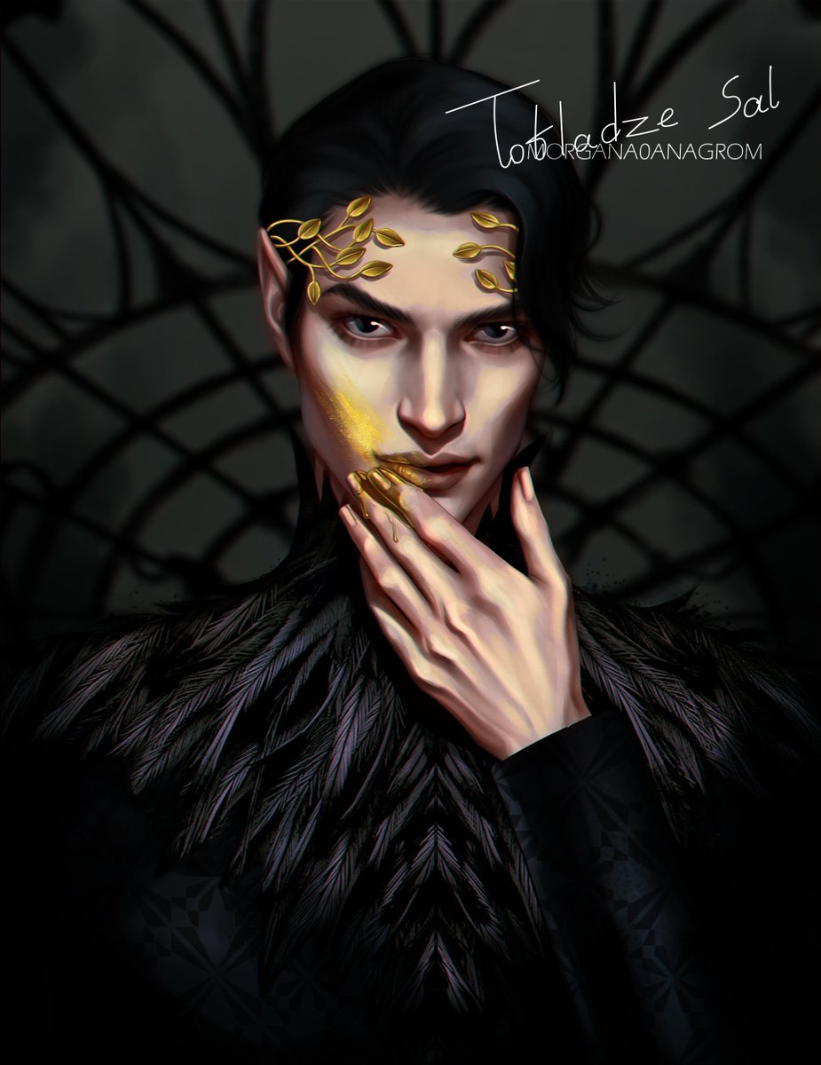 well you guys know how much i love painting bad boys. so here he is, Prince  #Cardan from The Cruel Prince by @hollyblack i wanted him to have that  wicked sexiness, and