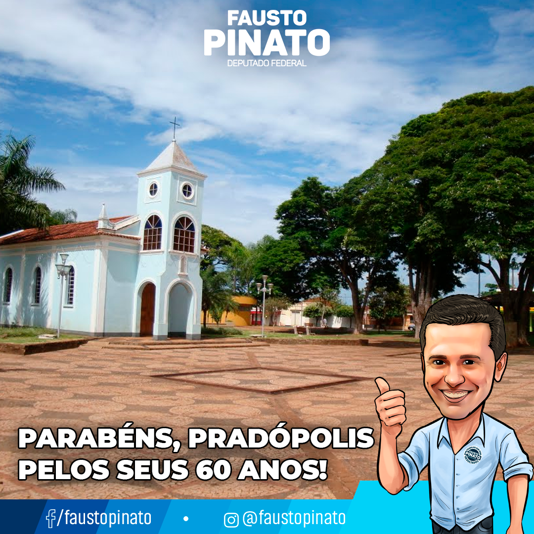 Fausto_Pinato's tweet photo. #PARABÉNS, Pradópolis, pelos seus 60 anos! https://t.co/AHLwB7HvzE