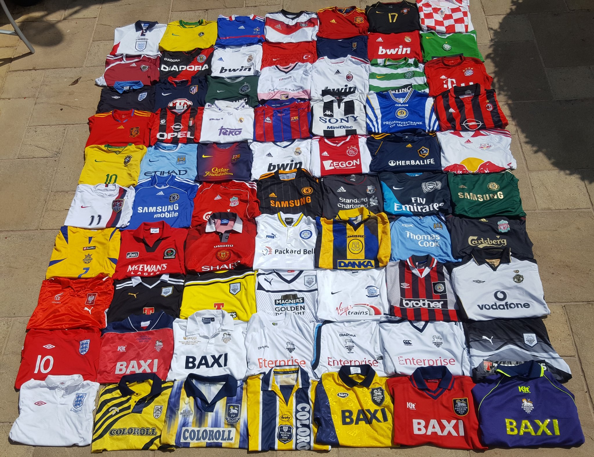 My classic football shirts 2025