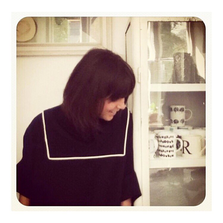 Colenimo's tweet photo. Another lovely story from our talented friend #lisastickley_studio ❤️ was wearing #Colenimo silk sailor top #madamefigarojapon Thanks for sharing Lisa! Xx  #lisastickley #timeless https://t.co/sIugnroqj5