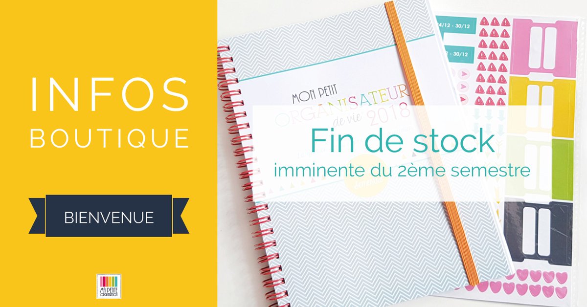 MPOrganisation's tweet photo. 🙏 J'arrive au bout de mon stock d'Organisateurs de Vie 2018 !!! 🏆

✅ Si vous voulez faire parti des chanceuses de dernière minute, c'est maintenant pour vous le procurer ! 
➡️ https://t.co/fXJHMLqTyD

#MaPetiteOrganisation #Agenda #Planner #Organisation #AgendaPersoPro https://t.co/VSWqjxqIhD