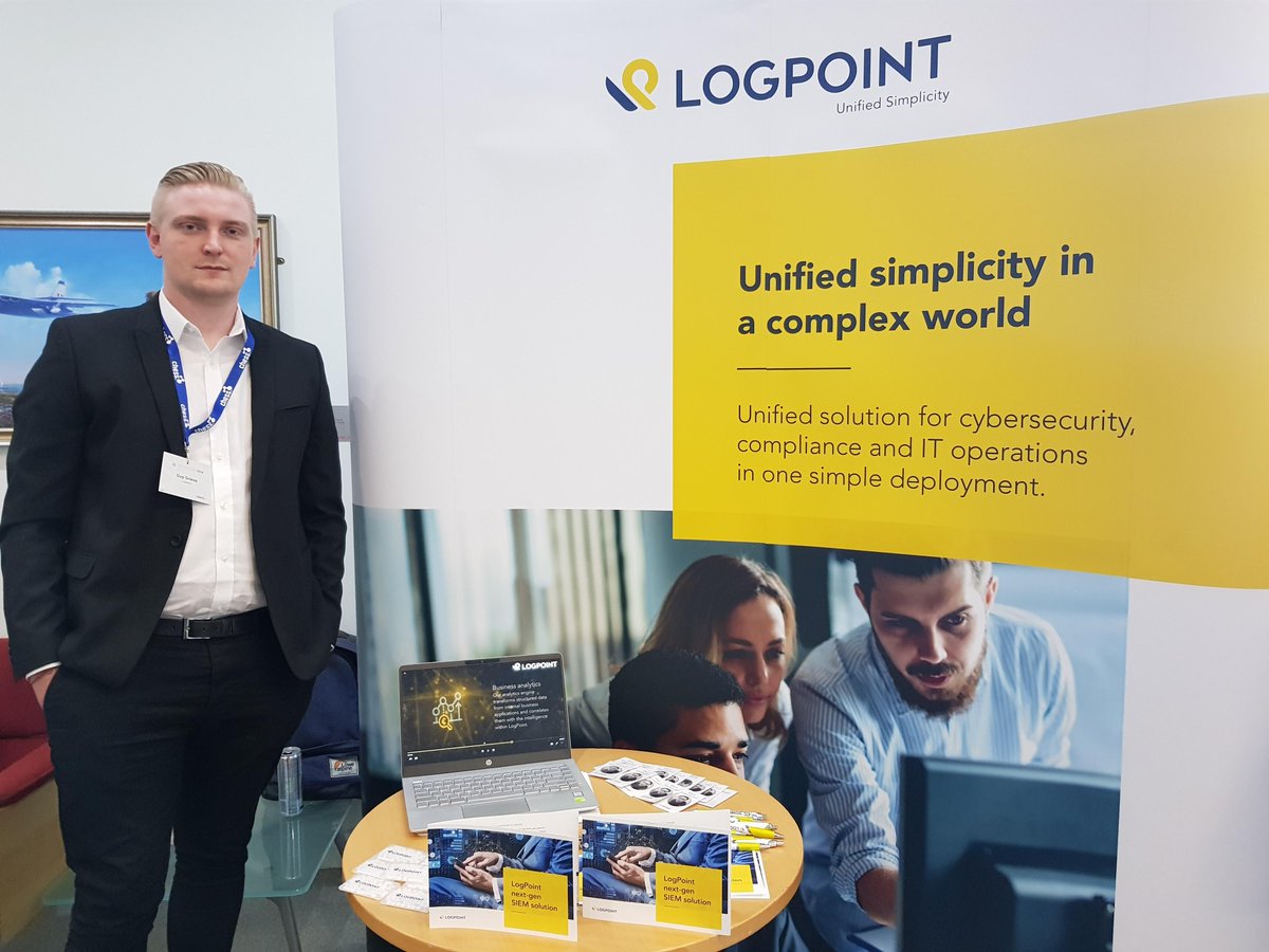 andrewmorrisuk's tweet photo. LogPoint is out in the road again, proud sponsors of the Chess Secure Tour 2018. First stop Duxford with London, Manchester and Edinburgh to follow #logpointsiem https://t.co/cj1VLL6Hpc