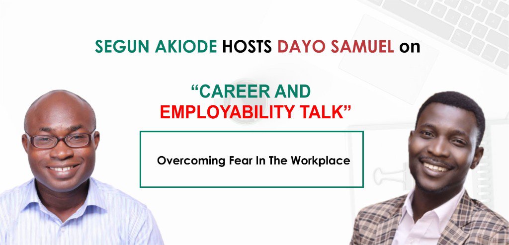 segunakiode's tweet photo. How To Overcome Fear In The Workplace with @iamdayosamuel
#FearResolve
#CareerAdvice
https://t.co/raS07HeGSx https://t.co/FHJYLJpUZw