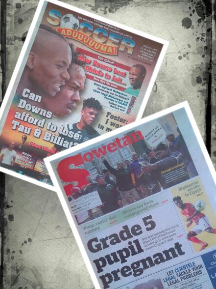 TheRealMob_SA's tweet photo. We are so excited for our clients that we have added @Soccer_Laduma &amp; @SowetanLIVE to the list of newspapers they can get delivered at their doorstep. https://t.co/wdA5NVE3op