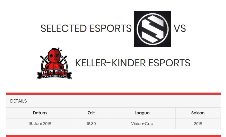 kkesport's tweet photo. *** Info ***
Am 16.06. um 16:30 Uhr startet das nächste Spiel Keller-Kinder Esports gegen Team @SCDeSports des Vision-Cup´s | Live auf Twitch: https://t.co/Fymz2Wtvgw
#visioncup #visionlan #kellerkinder #kkesports #scdesports #csgo #twtich #eSports https://t.co/wUT1QZs9aH