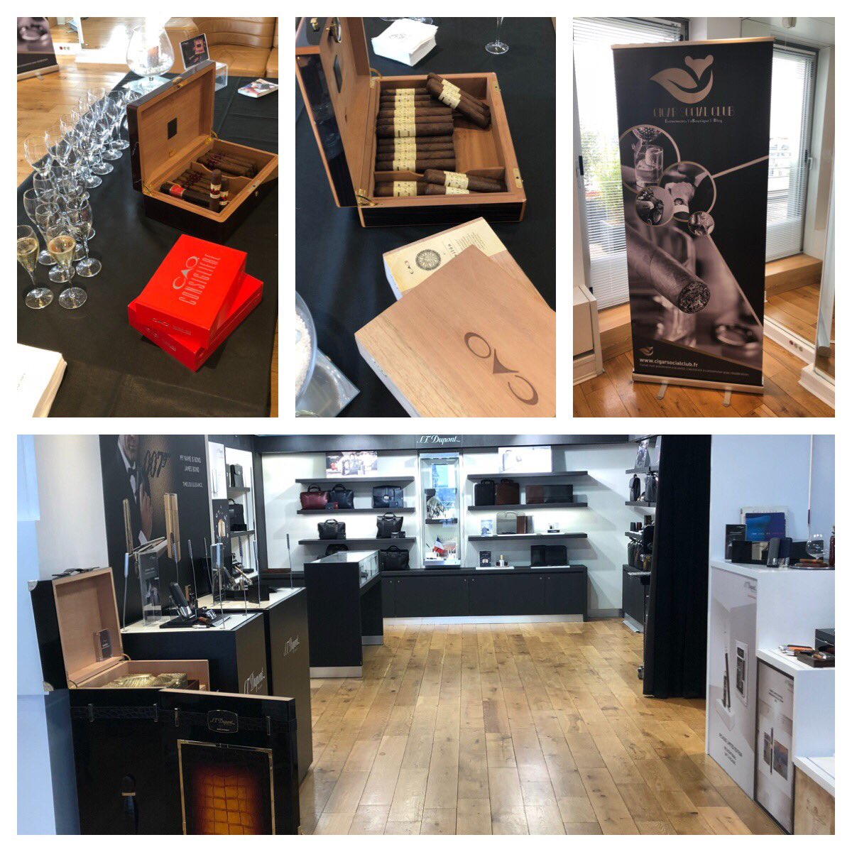 jp_chauvet's tweet photo. Superbe soirée de dégustation et d’échanges lors d’une invitation @STDupont_off @_HavanaClub magnifiquement animée par @CigarSocialClub et @GuillaumeTesson ; avec la présence exceptionnelle de #RickRodriguez #cigarsocialclub #luxe #VIP #STDupont #cigares #luxury #cercles #event https://t.co/nAsRgcfFMS
