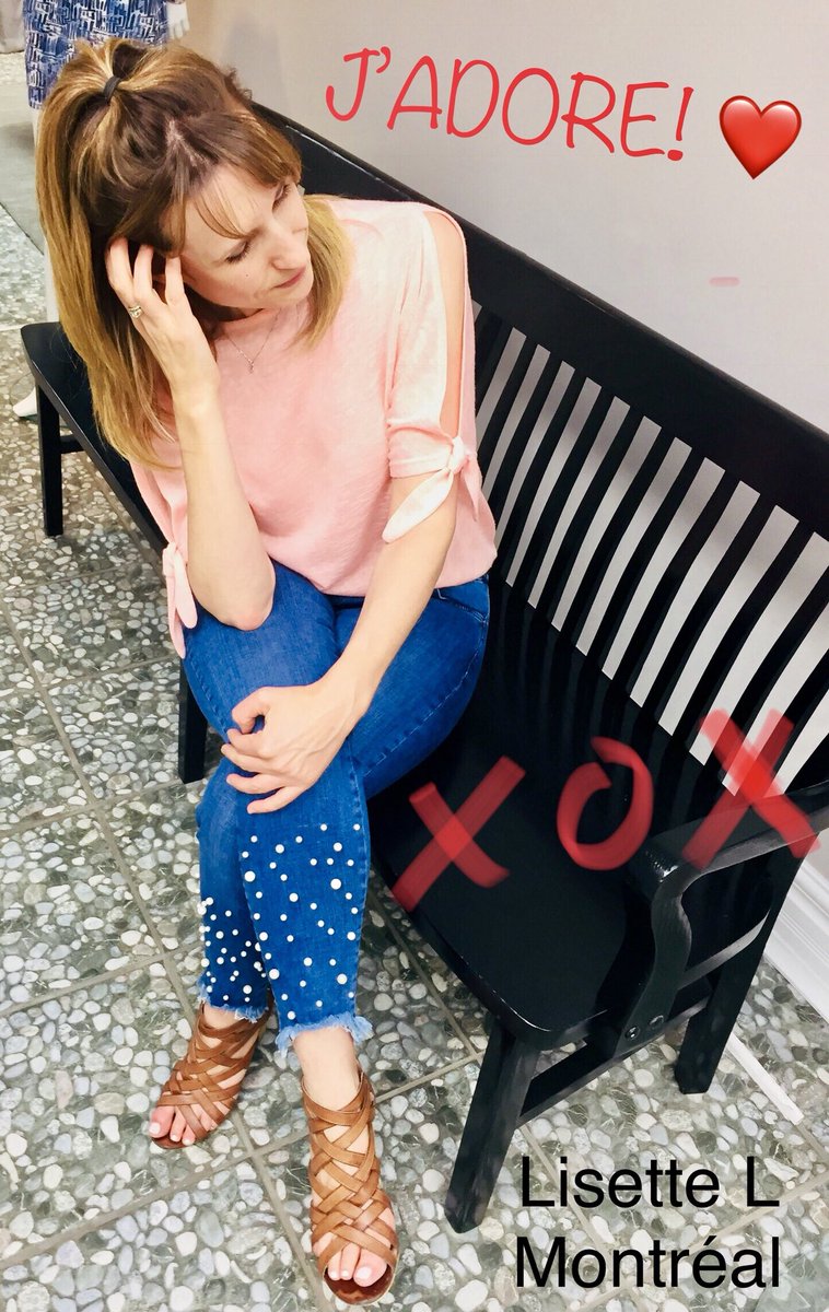 vsaumure_mm's tweet photo. Coup de foudre! 💕 #lisettelove #lisettestyle #jeans #perle #feminine #fashion #wow #nouveauté #belleetsexy https://t.co/pzhi4m33ah