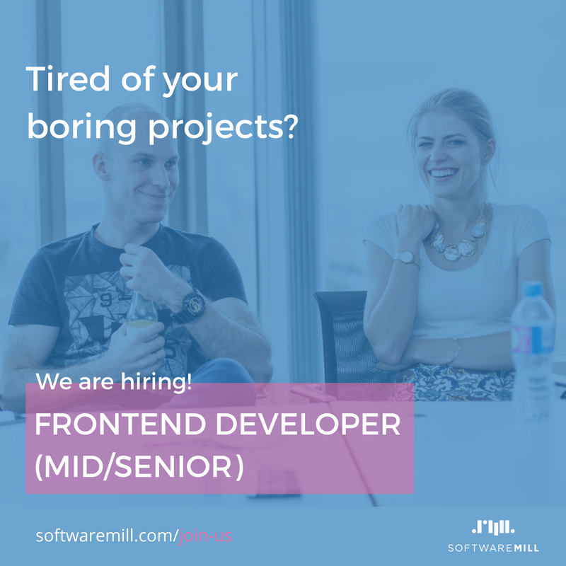 Want to work on exciting projects with passionate and skilled people? So do we! Yes, we are looking for you! #FEDWanted 
Don’t be shy and join us! #WeAreHiring
👉 bit.ly/FedSML 
#FEDJobs #FrontEndJobst #remotejobs #ITjobs #JoinUs