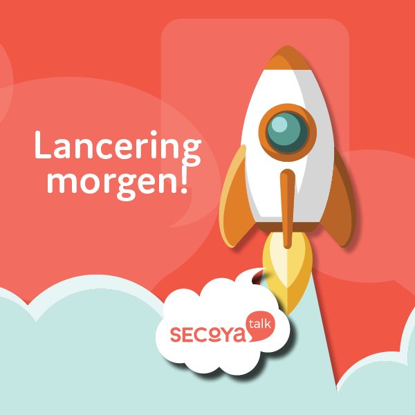 Het is bijna zo ver.... SECOYA talk gaat morgen live!