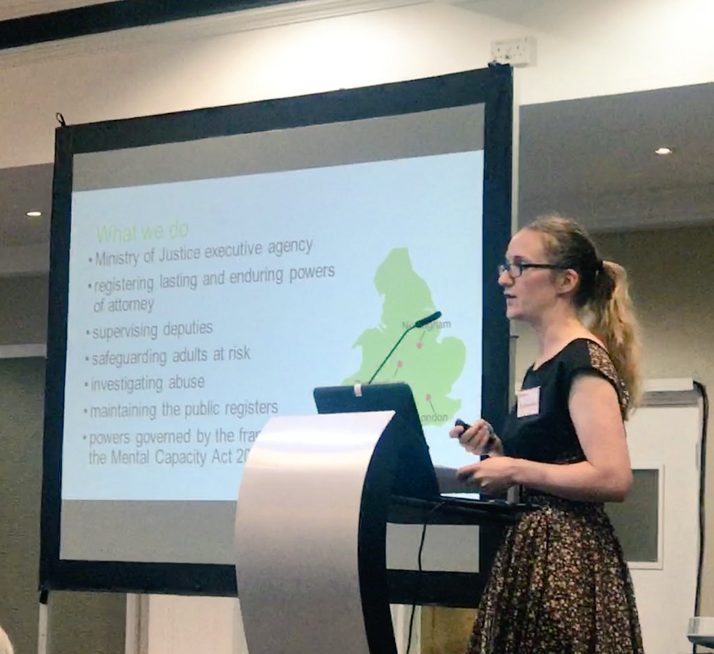 BABICMorg's tweet photo. We are delighted to welcome the @OPGGovUK to day 1 of our Annual Conference - with Ria Baxendale updating delegates on the new workings & role of the Office - including #DigiDep for online deputy reporting. Babicm is working closely with the OPG, providing regular training on CM. https://t.co/yB6EfRyEPL