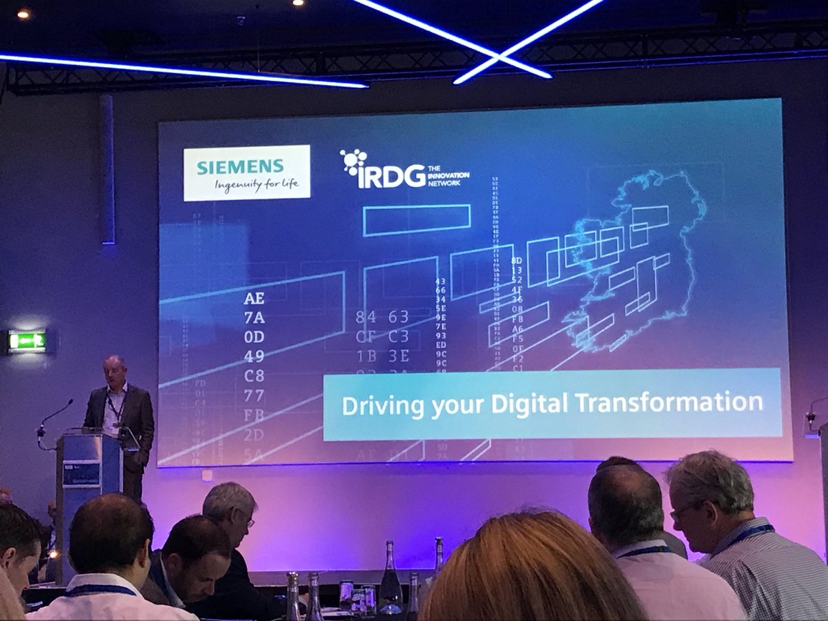 CTEPWorld's tweet photo. “Don’t work with digital strategy, work with strategies for a Digital World!” Really interesting talks at the #Digital Transformation event @irdggroup and @Siemens. #digitalisationIRL https://t.co/xT0c9KOBAj