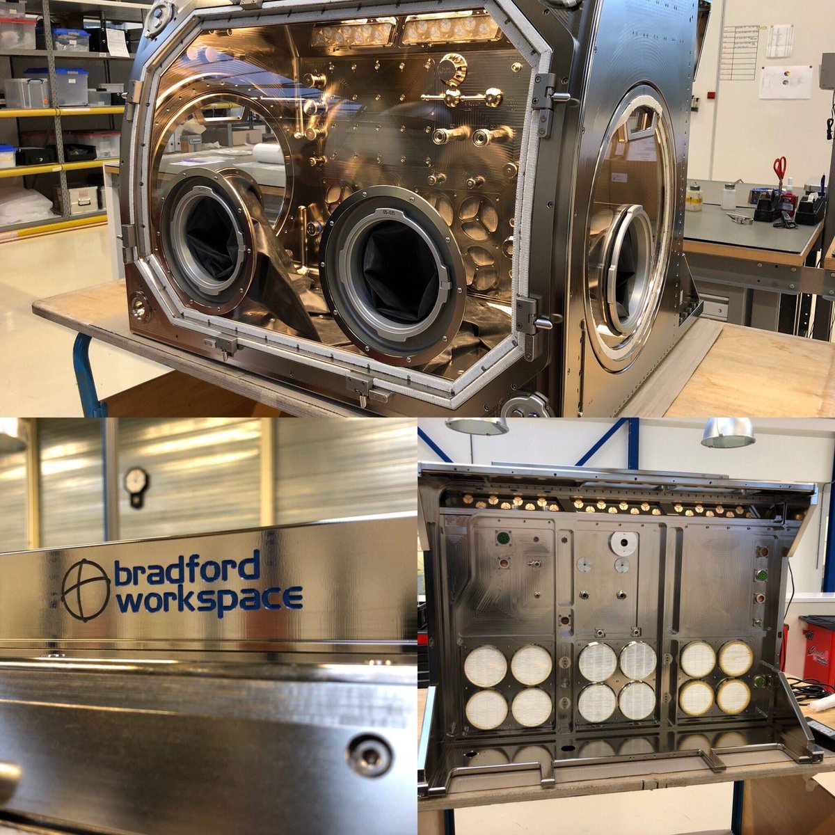 Bradford_Space1's tweet photo. New website for a new business line! Bradford Workspaces for space station facilities and equipment! https://t.co/hKbom5VVdK https://t.co/xAz028PqUU