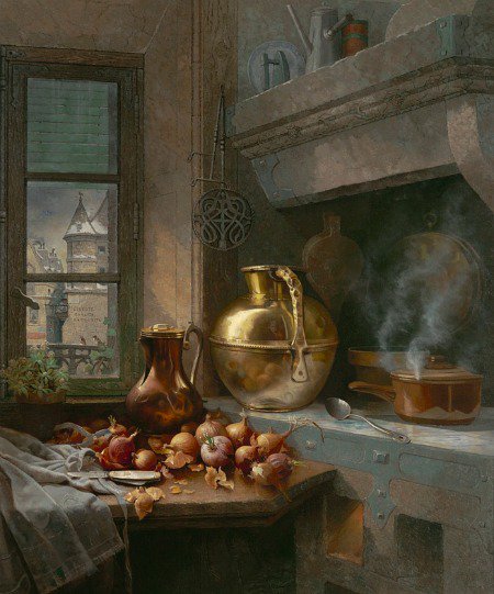 LunaLeso's tweet photo. #ArtLovers #PausaPranzo #LunchTime.. cosa bolle in pentola oggi?😋

@MaurilioVitto @BPerrionni @_Vivi2013 @GaiaGaudenzi @twicolombotter @NadiaZanelli1 @mariatontini1 @Cassini_jon @Biagio960 @Spiros209 @rosellima46 @neblaruz @bgv_online 

🎨Edwin Deakin, British-American 1838-1923 https://t.co/k6nGSKDWbQ