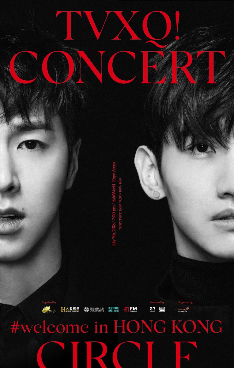 After a long wait of 5 years, the popular Korean pop duo Tong Vfang Xien Qi <a href="/TVXQ/">TVXQ!</a> is finally coming to Hong Kong!  Don't miss the HK concert! Tickets available at 10am tomorrow!
Details: bit.ly/2JR2OhQ