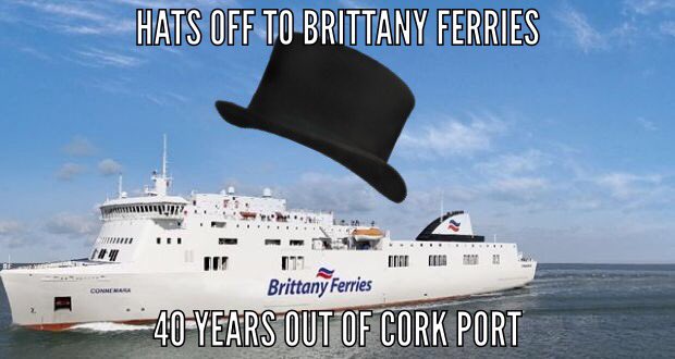 Doing a tasting @BrittanyFerries in Ringaskiddy to celebrate their 40th year of sailing from @PortofCork #shoplocal #localproducers