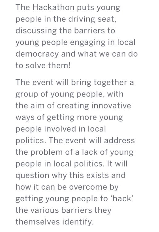 labourlewis's tweet image. .@Shoutout_UK are hosting this ‘Young People in Local Politics Hackathon’ next week at @NorwichCC. It’s free to attend, and all young people are welcome. Please share! More info here:
eventbrite.co.uk/e/young-people…