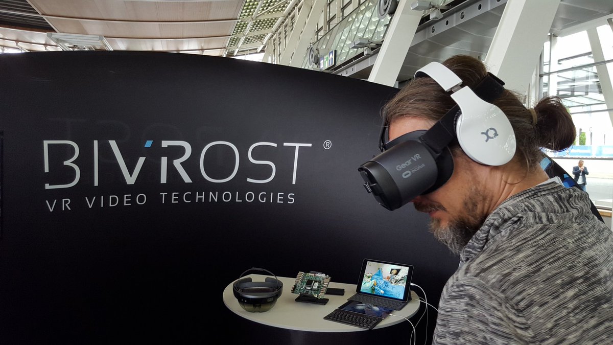 Day 2 of #CEBIT2018! Who wants to try medical #VR training? Just visit our booth at XR-Zone, Hall 26 to find out how @bivrost360 technology can help boost your projects!